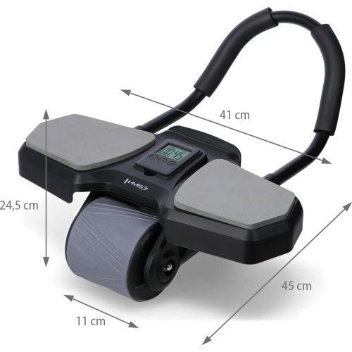 KA10 BLACK AB WHEEL FOR EXERCISING ABS MUSCLES HMS