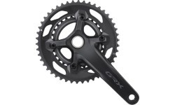 Priekšējais zvaigznīšu bloks Shimano GRX FC-RX600-10 // 172,5 mm, 46-30T // 2x10 ātrumi