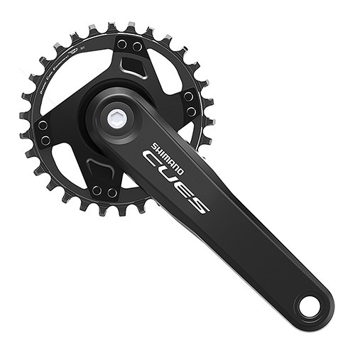 Priekšējais zvaigznīšu bloks Shimano CUES FC-U4000-1, 9/10/11 ātrumi, 175 mm, 30T