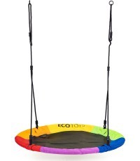 Garden swing stork's nest 100cm colorful ECOTOYS