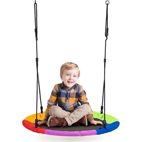 Садовые качели аистиное гнездо 100 см разноцветные ECOTOYS