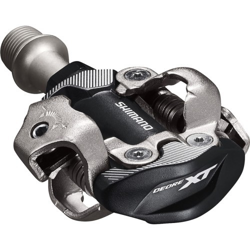 Педали SHIMANO XT M8100 с шипами, чёрные
