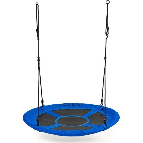 Dārza šūpoles stārķa ligzda 100 cm zilas ECOTOYS