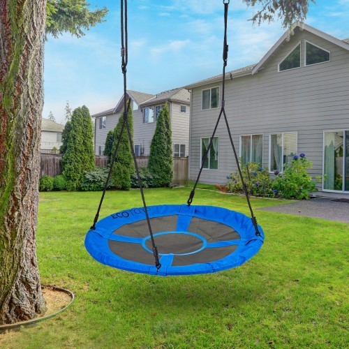 Garden swing stork's nest 100cm blue ECOTOYS