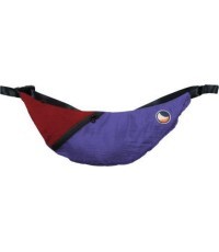 Переработанная сумка через плечо Upcycled, фиолетовая / бордовая
