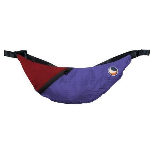 Переработанная сумка через плечо Upcycled, фиолетовая / бордовая