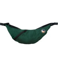 Сумка через плечо из переработанных материалов, тёмно-зелёная