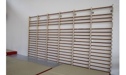 SOLID WOOD WALL BAR - 6 PERSON SET - LENGTH 483 cm (*)