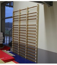 Vingrošanas sieniņa no masīvkoka, 3 personu komplekts, garums 243 cm