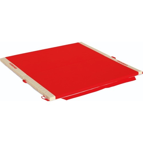 FOLDING TUMBLING TRACK - WITH SIDE ATTACHMENT STRIPS - 200 x 200 x 5 cm