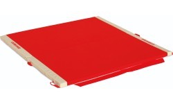 FOLDING TUMBLING TRACK - WITH SIDE ATTACHMENT STRIPS - 200 x 200 x 5 cm
