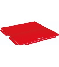 FOLDING TUMBLING TRACK - WITH PERIPHERAL ATTACHMENT STRIPS - 200 x 200 x 5 cm