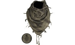 OD/BLACK SHEMAGH SCARF ′PINEAPPLE′