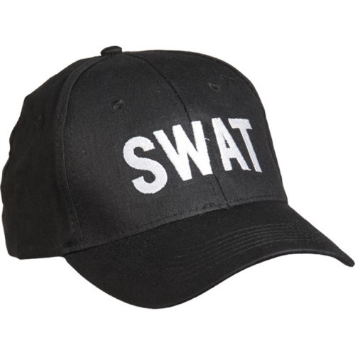 BLACK ′SWAT′ BASEBALL CAP