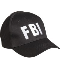Черная бейсболка «FBI»