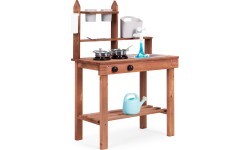 Детская уличная грязевая кухня из еловой древесины ECOTOYS