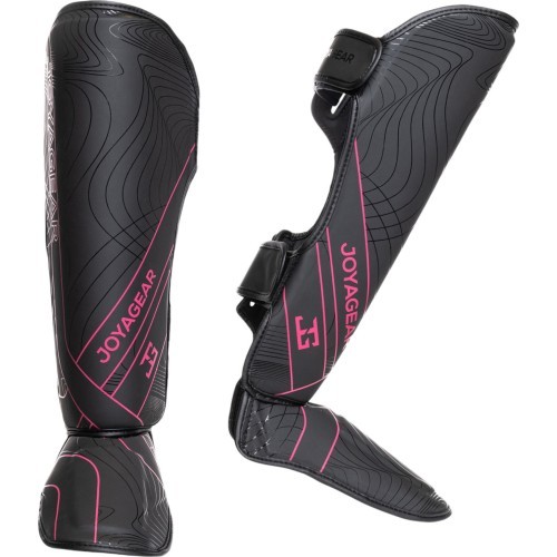 Joya Essential Shinguards черно-розовые
