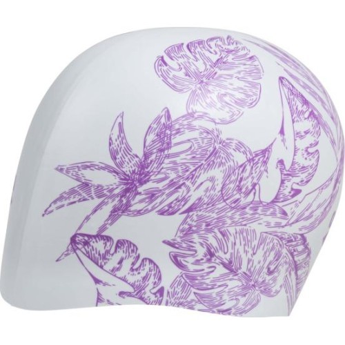 Шапочка для плавания Sirene Print Cecilia белая