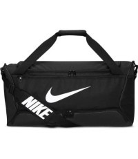 Спортивная сумка Nike Brasilia M Duff 9.5 (60L) чёрная DH7710 010