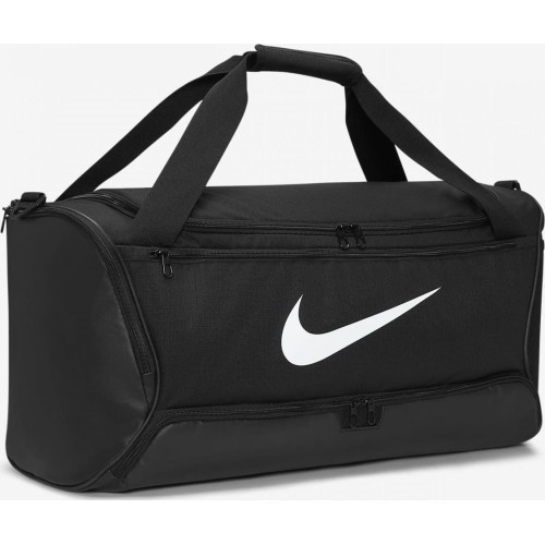 Спортивная сумка Nike Brasilia M Duff 9.5 (60L) чёрная DH7710 010