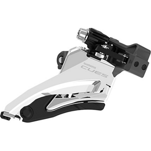 Priekšējais pārslēdzējs Shimano CUES P-FD-U6000-M // 2x10/11 ātrumi, Double Side Swing, 28.6/31.8/34.9 mm