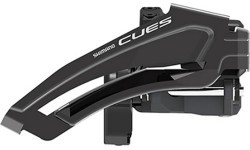 Priekšējais pārslēdzējs Shimano CUES P-FD-U8010-L // 2x10/11 ātrumi, Double Side Swing, 28.6/31.8/34.9 mm