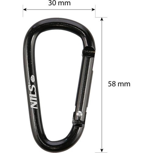 NC1710 CARABINER SET 2 PCS NILS CAMP