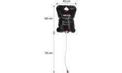 NC1711 PORTABLE SHOWER 20L NILS CAMP