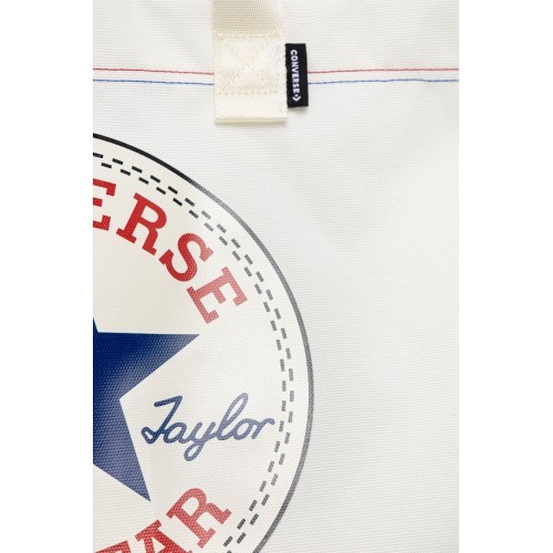 Converse Canvas Tote Bag Egret/Converse Blue White 10023817 A01