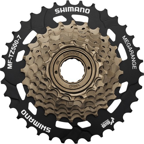 Задний блок звёзд SHIMANO TZ500 14-34T (резьбовой, 7 скоростей)