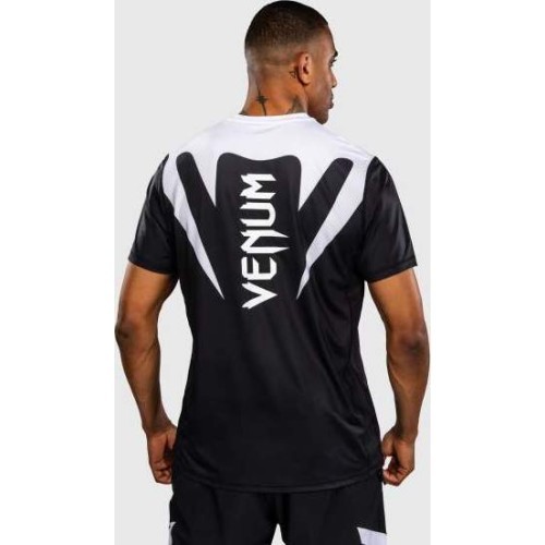 Футболка Venum Attack 90 Dry-Tech, белая/чёрная