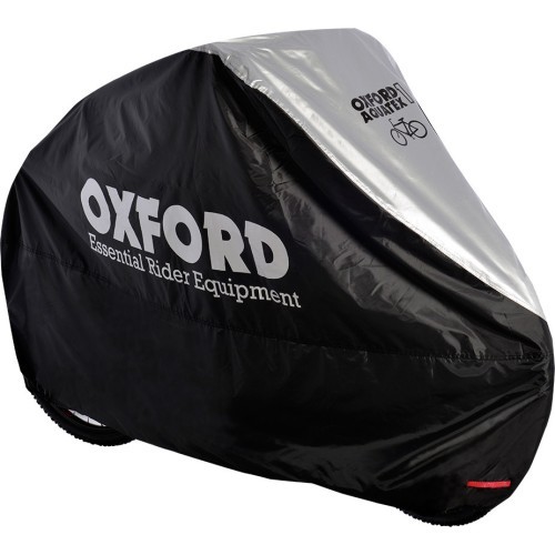 Single Bicycle Cover Oxford Aquatex (Black/Silver)