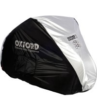 Двойной чехол для велосипеда Oxford Aquatex (черный/серебристый)