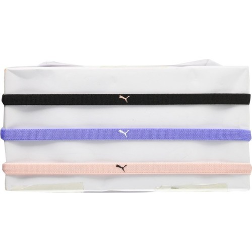 Puma AT Sportbands sieviešu galvas saite, komplekts, melna rozā violeta 053491 06