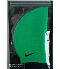 Nike silikona peldēšanas cepure pusaudžiem, zaļa TESS0106 366