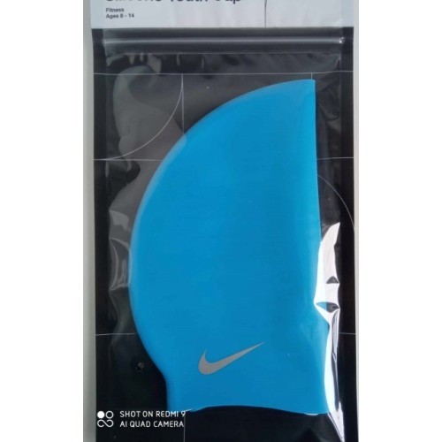 Шапочка для плавания Nike для подростков Y Sld Silicone Cap Blue TESS0106 458