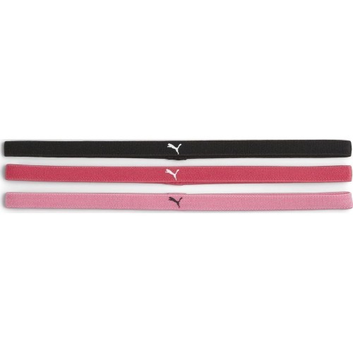 Puma AT Sportbands Women's Headbands (3pcs) Black Pink 053491 23