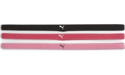 Puma AT Sportbands Women's Headbands (3pcs) Black Pink 053491 23