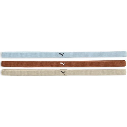 Puma AT Sportbands sieviešu galvas saites (3 gab.) Cream Blue Brown 053491 24