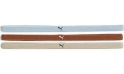 Женские повязки на голову Puma AT Sportbands (3 шт.) Cream Blue Brown 053491 24