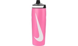 Nike ūdens pudele Refuel Bottle Grip 24oz, melna/rozā