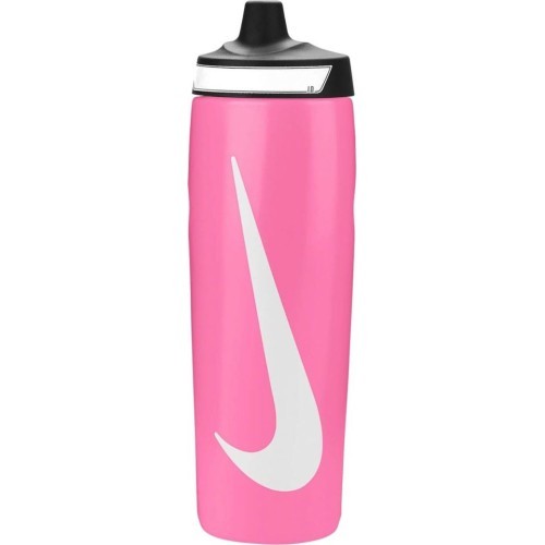 Nike ūdens pudele Refuel Bottle Grip 24oz, melna/rozā
