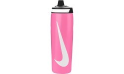 Nike ūdens pudele Refuel Bottle Grip 24oz, melna/rozā