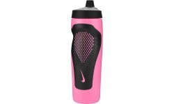 Nike ūdens pudele Refuel Bottle Grip 24oz, melna/rozā