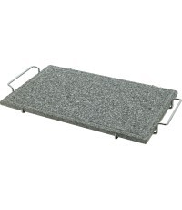 Гранитная плита для гриля GRANIT XL с желобом и держателем 50x30x1,65 см