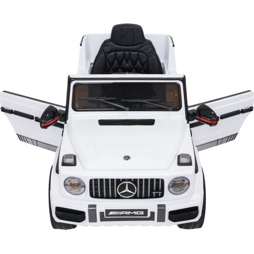 Elektromobilis Mercedes G63 AMG LIFT, balts