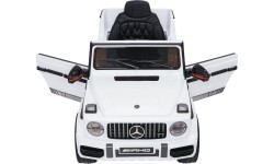 Elektromobilis Mercedes G63 AMG LIFT, balts