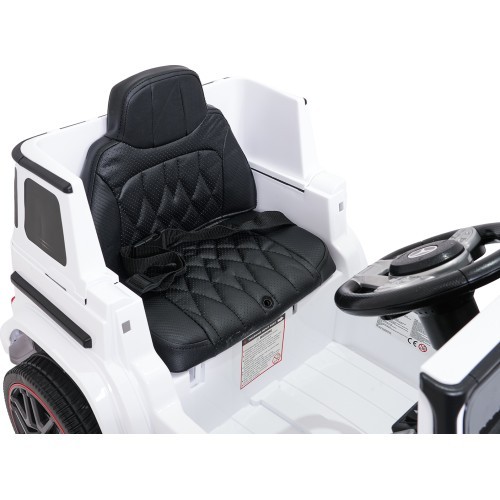 Elektromobilis Mercedes G63 AMG LIFT, balts