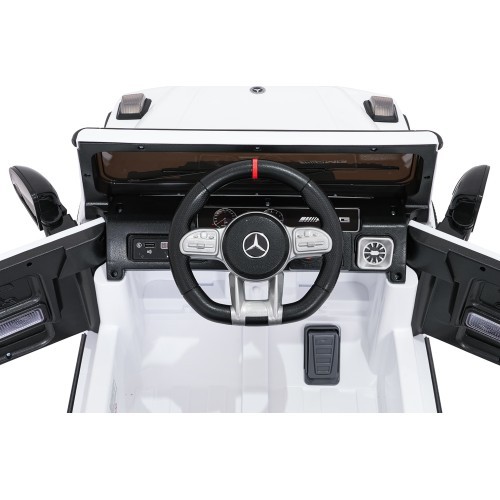 Электромобиль Mercedes G63 AMG LIFT, белый