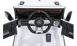 Elektromobilis Mercedes G63 AMG LIFT, balts
